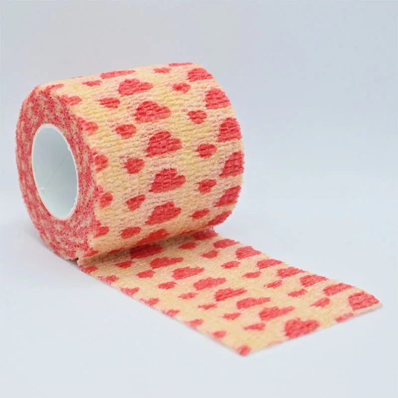 Self-adhesive Elastic Bandage For Pet Nonwoven Bandage Cover Protector Dog Outdoor Retractable Sports Tape Self Adherent Bandage