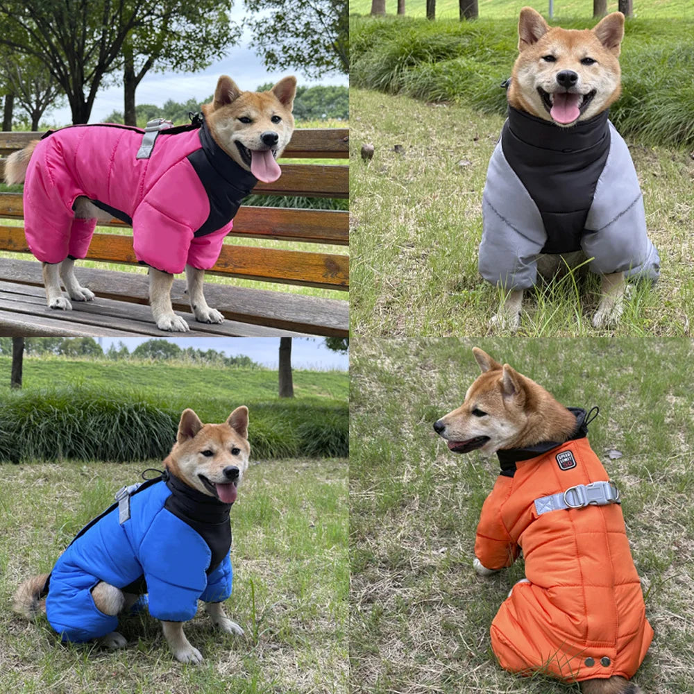 Cozy Fleece Dog Winter Warm Pet Clothes for Dogs Soft Comfortable Cold Weather Apparel Jacket foe small middle large dog