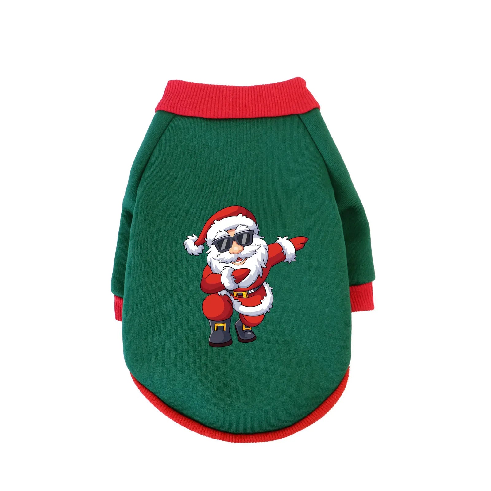 1 Pc Pet Hooded Sweatshirt Christmas Cats & Dogs  Fashion Winter Warm Clothes Suitable For Cats ,Teddy Golden Retriever