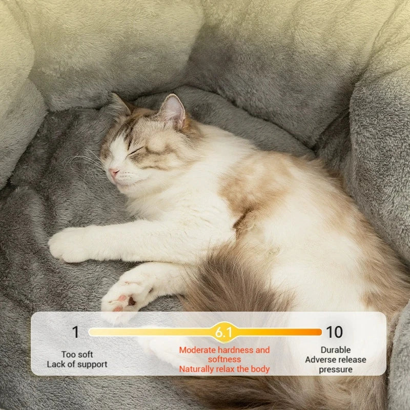 Plush Bed Cats Pet Cat Nest Cat Sleeping Bed Pet Product Winter Pet Plush Nest Cat Sleeping Bag Pet Supplies cama para gatos