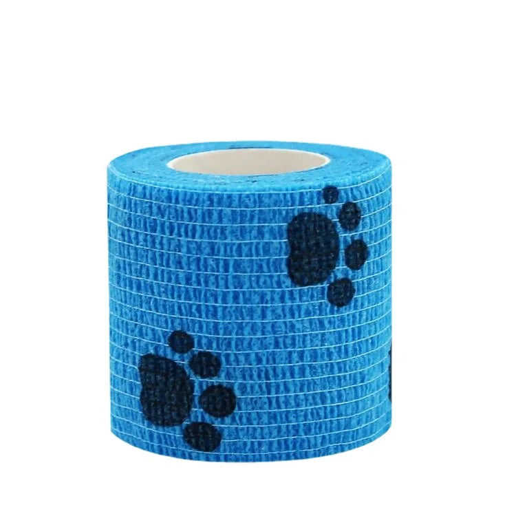 Self-adhesive Elastic Bandage For Pet Nonwoven Bandage Cover Protector Dog Outdoor Retractable Sports Tape Self Adherent Bandage
