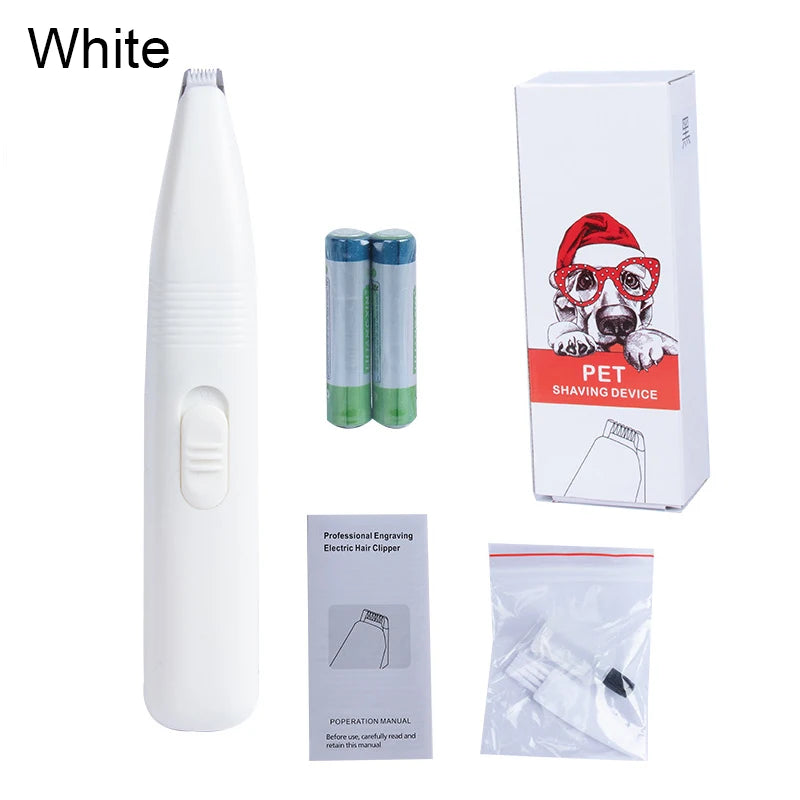 Pet Hair Trimmer Dog Hair Trimmer Portable Electric Mini for Dogs ats Low Noise for Trimming Hair Around Paws Eyes Ears Face