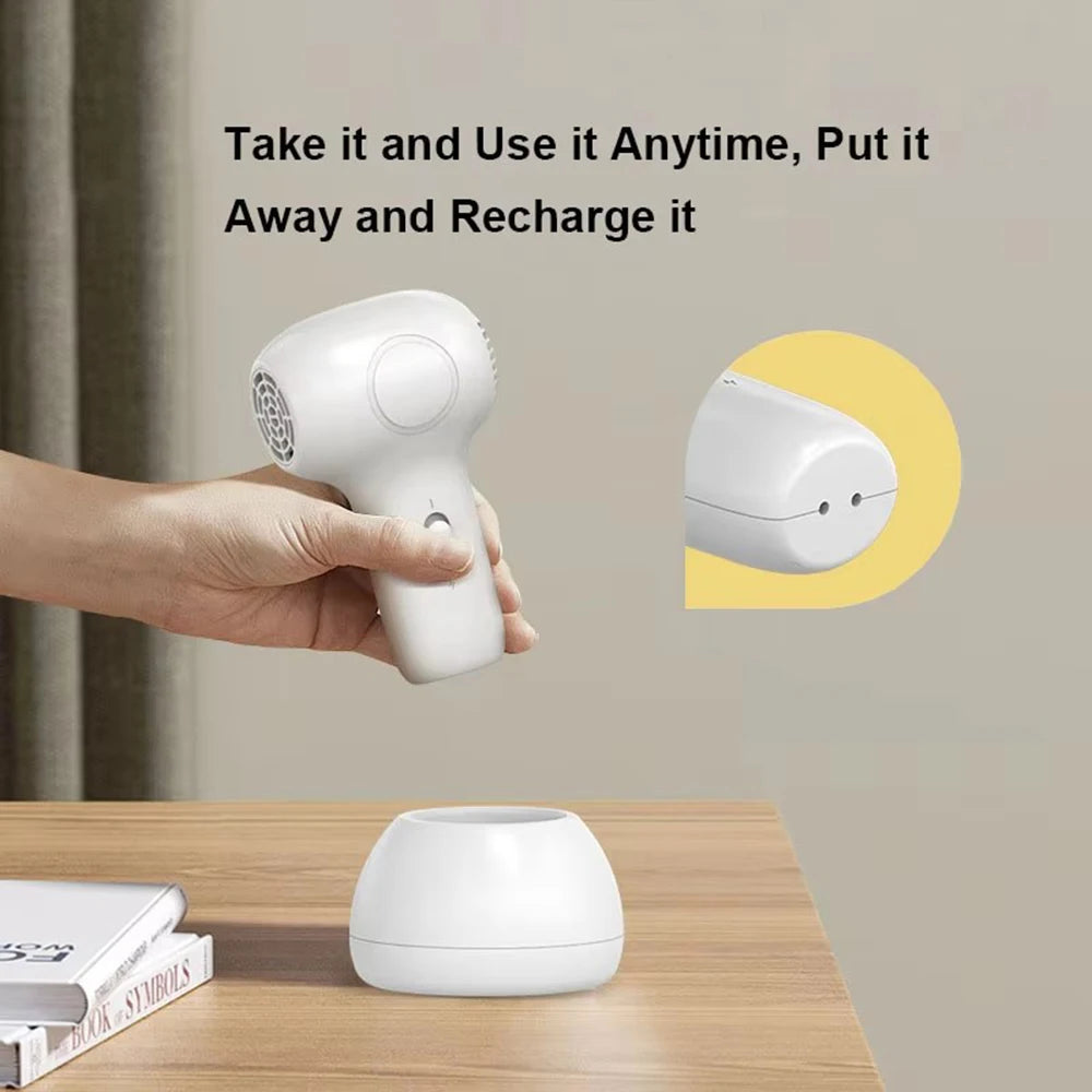 Wireless Pets Hair Dryer 40 Degrees Celsius Low Heat Silent Gentle Air Rechargeable Hair Blow Dryer For Little Cats Dogs