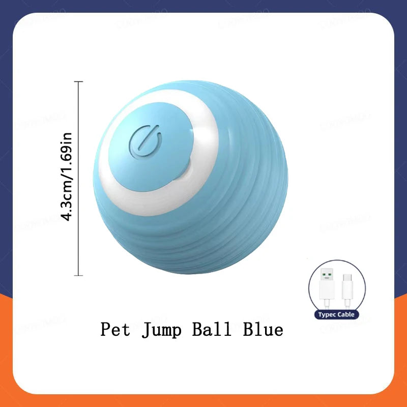 Smart Cat Toys Balls Automatic Interactive Pet Electric Rolling Teaser USB Rechargeable Kitty Moving Bouncing ball Mouse Car toy