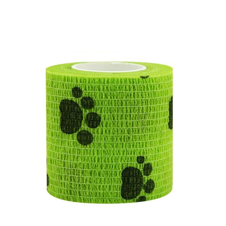 Self-adhesive Elastic Bandage For Pet Nonwoven Bandage Cover Protector Dog Outdoor Retractable Sports Tape Self Adherent Bandage