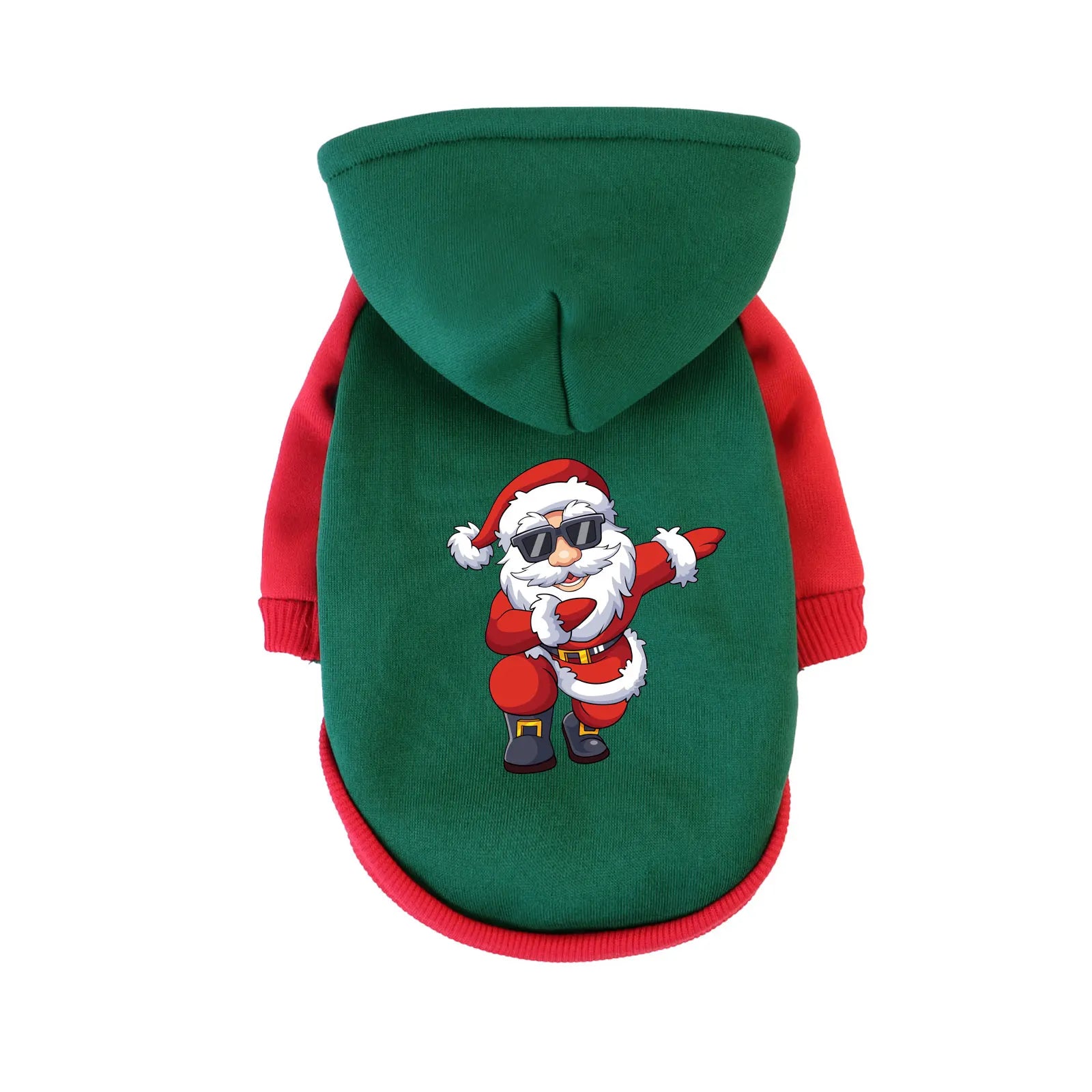 1 Pc Pet Hooded Sweatshirt Christmas Cats & Dogs  Fashion Winter Warm Clothes Suitable For Cats ,Teddy Golden Retriever