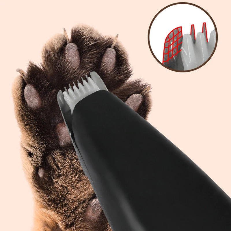 Pet Hair Trimmer Dog Hair Trimmer Portable Electric Mini for Dogs ats Low Noise for Trimming Hair Around Paws Eyes Ears Face