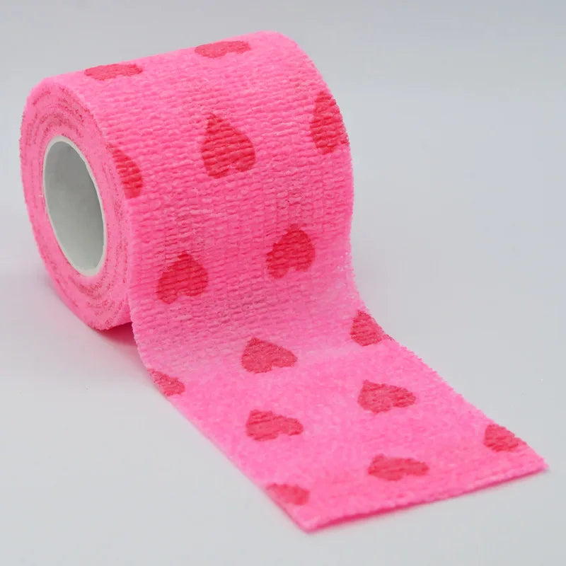 Self-adhesive Elastic Bandage For Pet Nonwoven Bandage Cover Protector Dog Outdoor Retractable Sports Tape Self Adherent Bandage