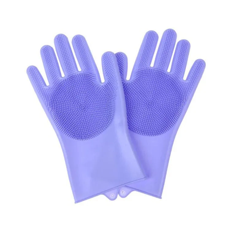 Pet Hair Removal Glove Grooming Cleaning Gloves Dog Cat Bathing Shampoo Glove Scrubber Cleanner Silicon Hair Removal Glove MMR04