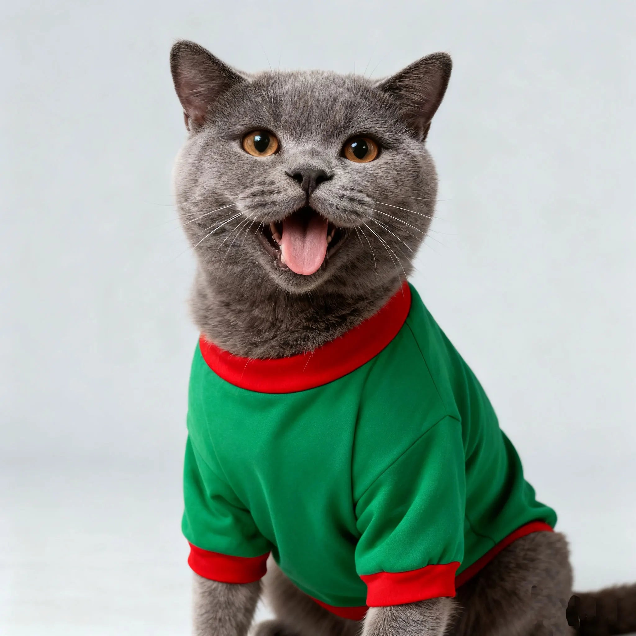 1 Pc Pet Hooded Sweatshirt Christmas Cats & Dogs  Fashion Winter Warm Clothes Suitable For Cats ,Teddy Golden Retriever