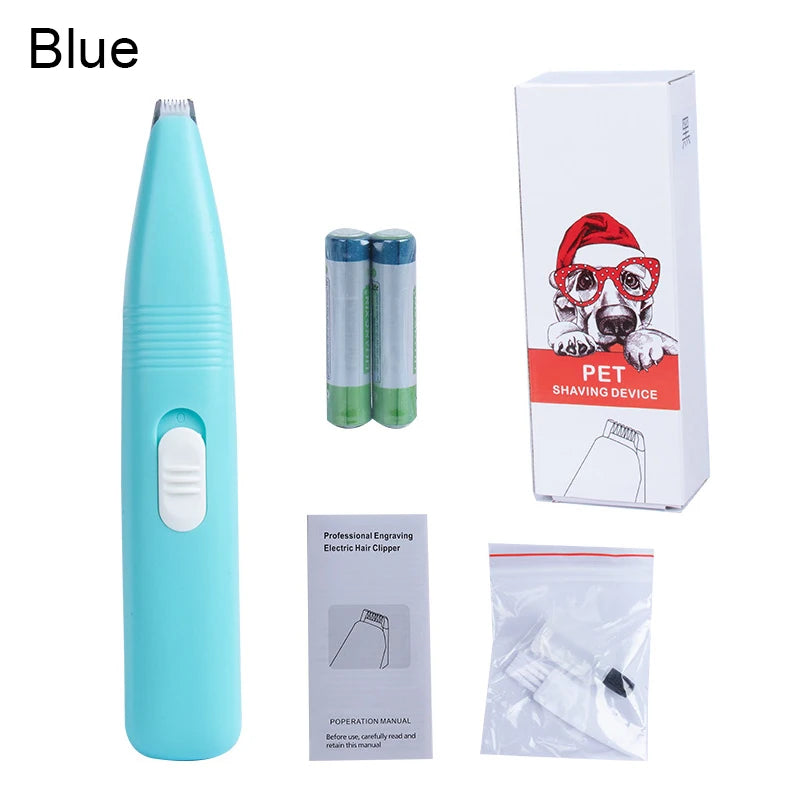 Pet Hair Trimmer Dog Hair Trimmer Portable Electric Mini for Dogs ats Low Noise for Trimming Hair Around Paws Eyes Ears Face