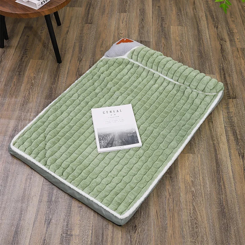 Cross-Border New Arrival Sleeping Dog Mat Winter Warm Removable Washable Kennel Mattress Pet Supplies Large Dog Dog Bed