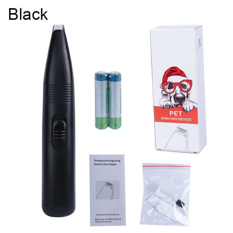 Pet Hair Trimmer Dog Hair Trimmer Portable Electric Mini for Dogs ats Low Noise for Trimming Hair Around Paws Eyes Ears Face