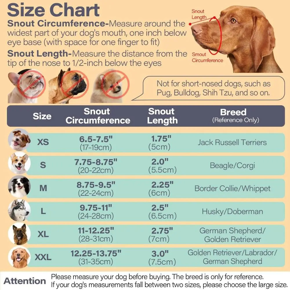 Breathable Mesh Dog Muzzle Anti-Bite Adjustable Strap Dog Mouth Cover Scavenging Prevention Long Mouth Pet Mouth Mask Small Dogs