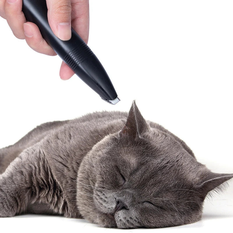 Pet Hair Trimmer Dog Hair Trimmer Portable Electric Mini for Dogs ats Low Noise for Trimming Hair Around Paws Eyes Ears Face