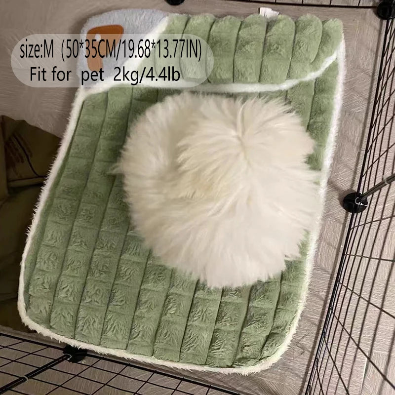 Cross-Border New Arrival Sleeping Dog Mat Winter Warm Removable Washable Kennel Mattress Pet Supplies Large Dog Dog Bed